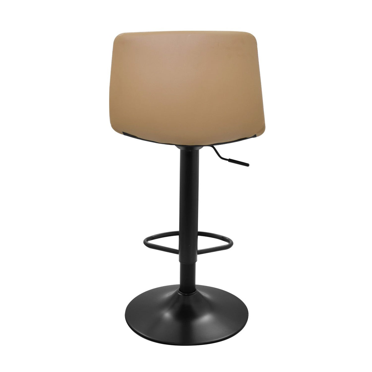 Silla De Barra James Tipo Cuero Taupe