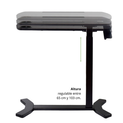 Mesa Multifuncional Top 65X70X40 Negra