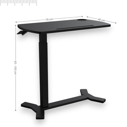 Mesa Multifuncional Top 65X70X40 Negra