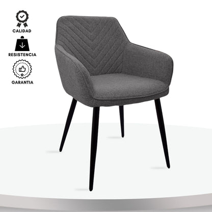 Poltrona Piramid Gris Plata
