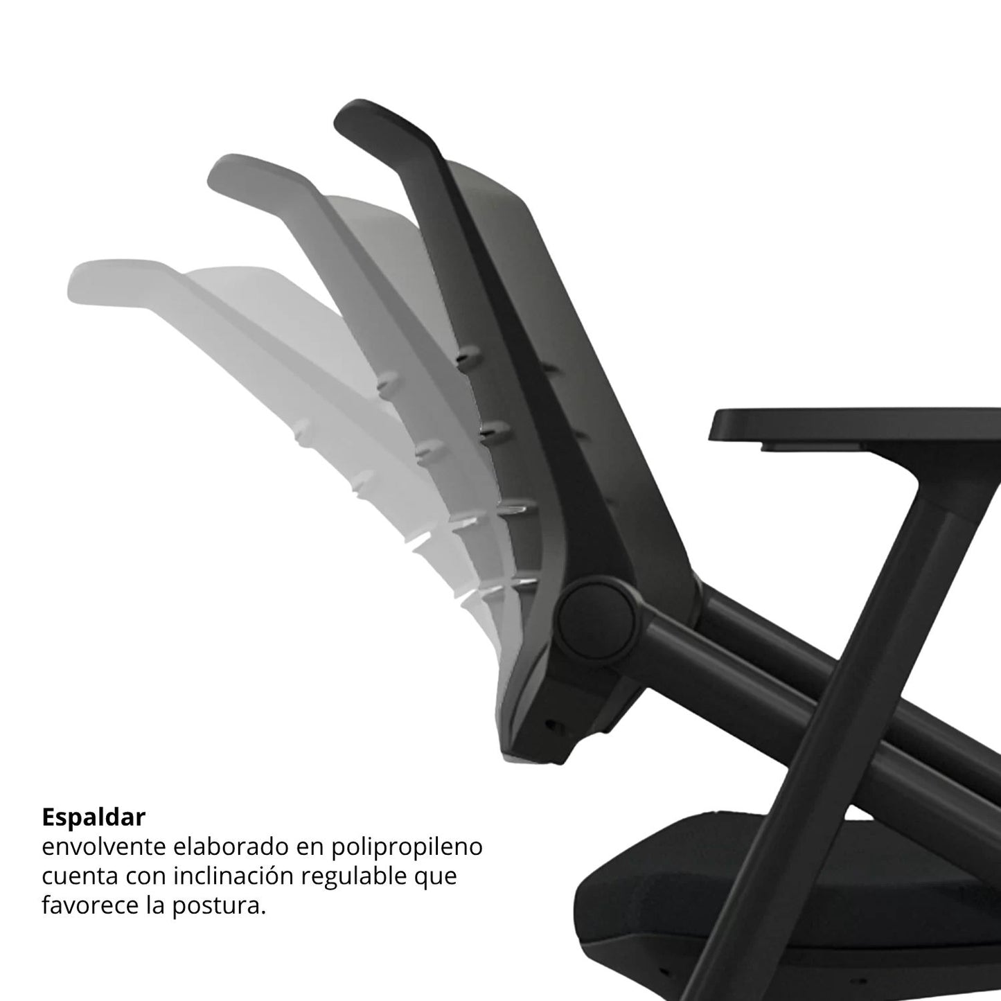 Silla Universitaria Nexa Con Tablero Y Rodachines Negro
