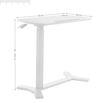 Mesa Multifuncional Top Blanca 70x40x103