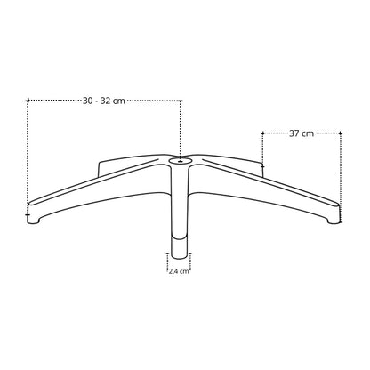 Base Nylon Ct 60X37X2,4