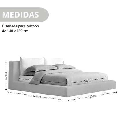 Cama Doble Astoria  Cafe