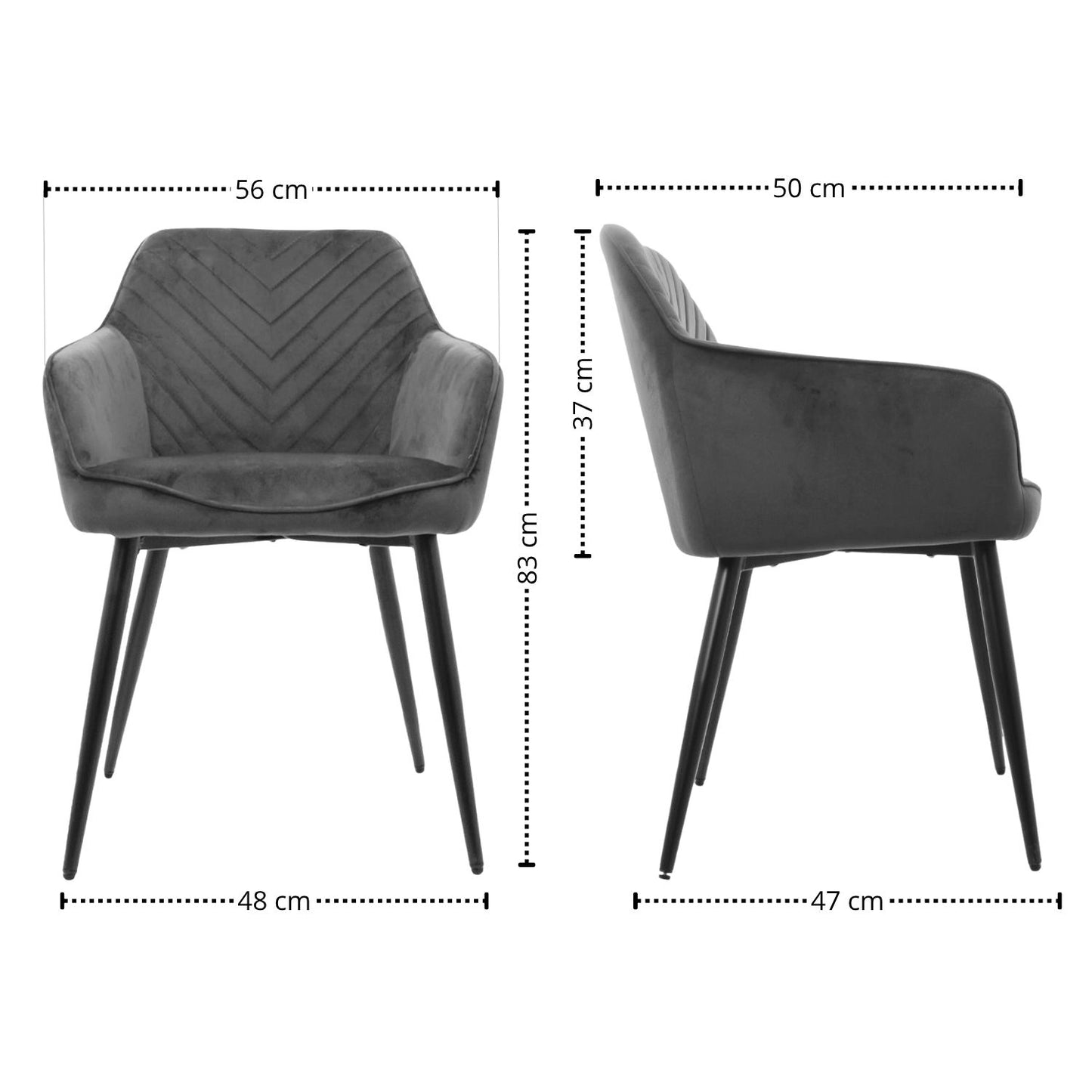 Poltrona Piramid Gris Plata