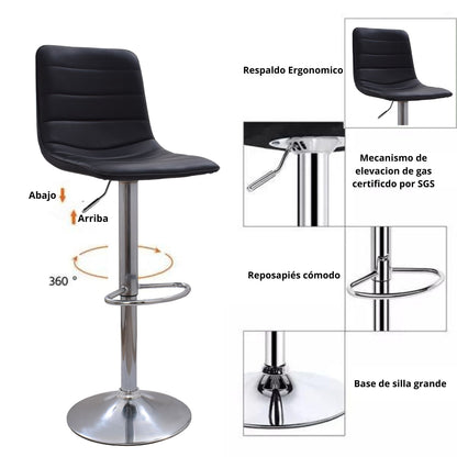 Silla de Barra Aki Negro