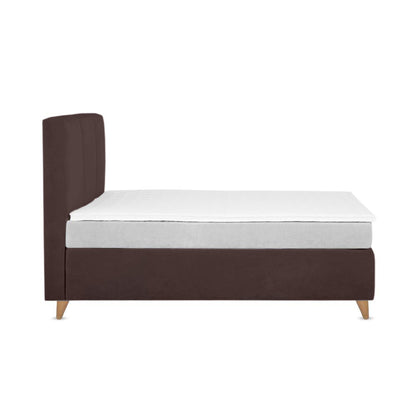 Base Cama Con Espaldar King Pretty  Cafe