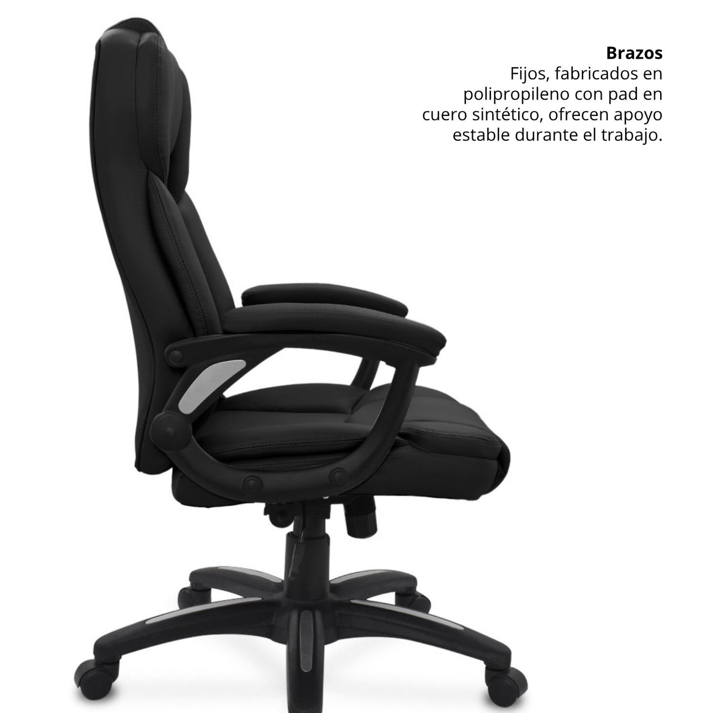 Silla de Oficina Presidente Carmiel Negro