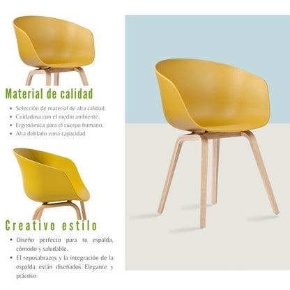 Silla Natura Amarilla