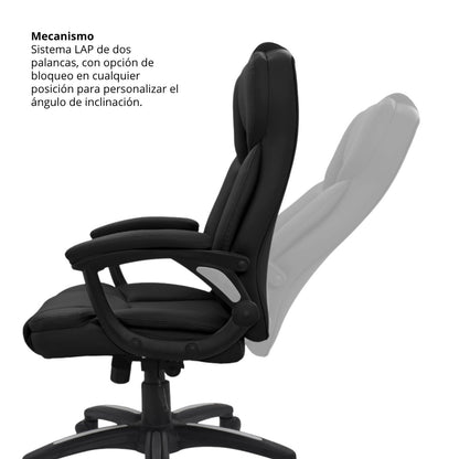 Silla de Oficina Presidente Carmiel Negro
