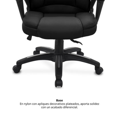 Silla de Oficina Presidente Carmiel Negro