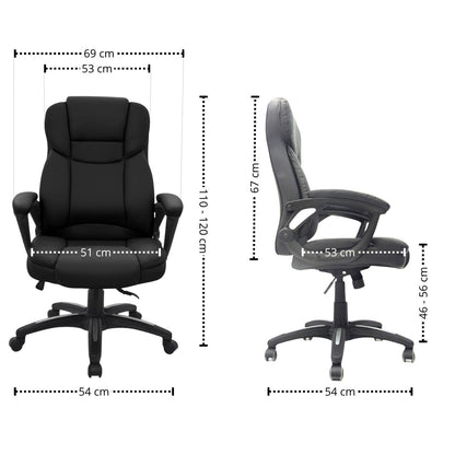 Silla de Oficina Presidente Carmiel Negro