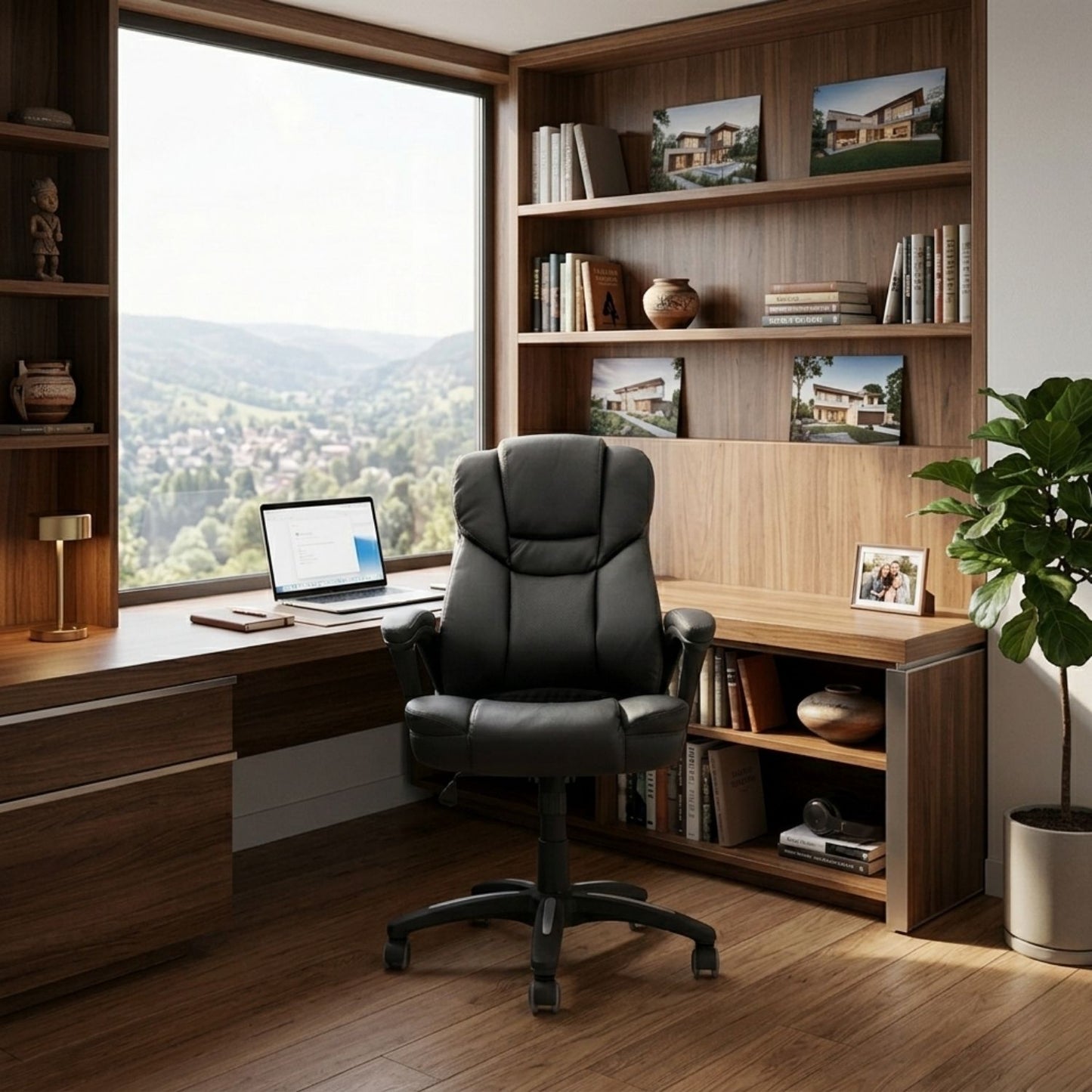 Silla de Oficina Presidente Carmiel Negro
