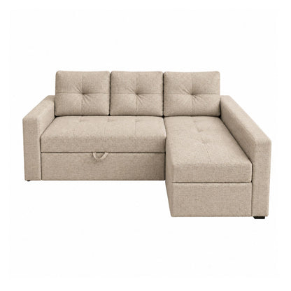 Sofa cama en L Multifuncional Con Baul Gabel Beige