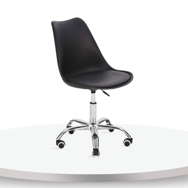 Silla De Oficina Eames Secretaria Negro
