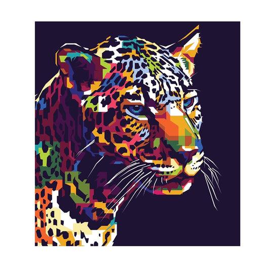Cuadro en MDF tipo Marmol Leopardo Life Colors 120x90x5