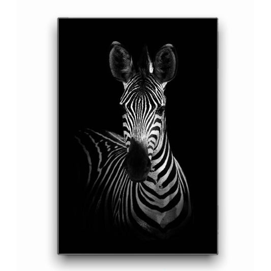 Cuadro en MDF tipo Marmol Zebra Black 180x120x5