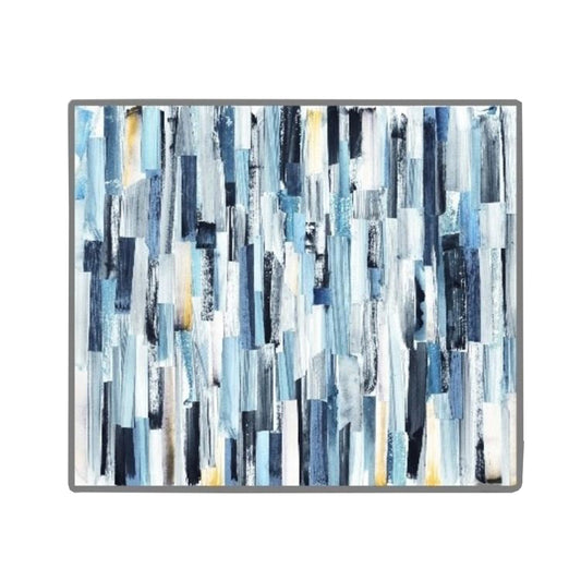 Cuadro en MDF tipo Marmol Blue Paint-In 120x180x5