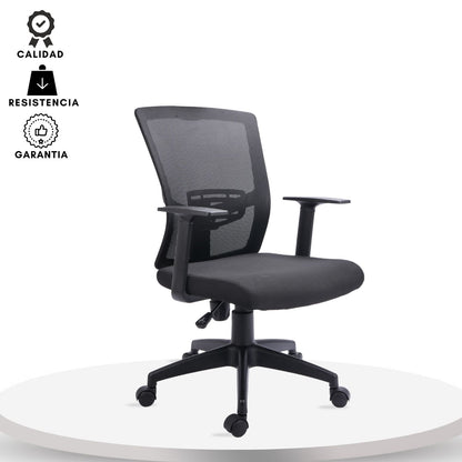 Silla de Oficina Sook Negra