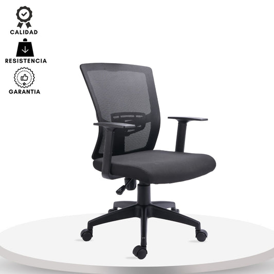Silla de Oficina Sook Negra