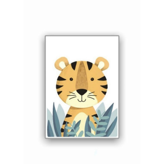 Cuadro en MDF tipo Marmol Tigre Kids 40x40x5