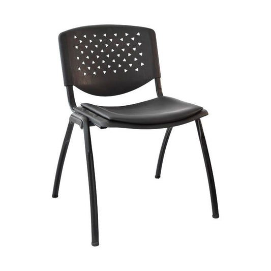 Silla Interlocutora Polon Tapizada 72x45x45 negro