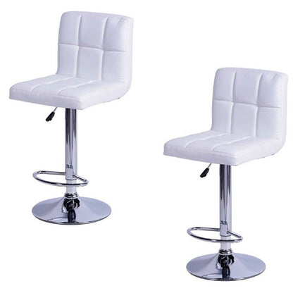 Set x2 Silla de Barra Leo Blanco