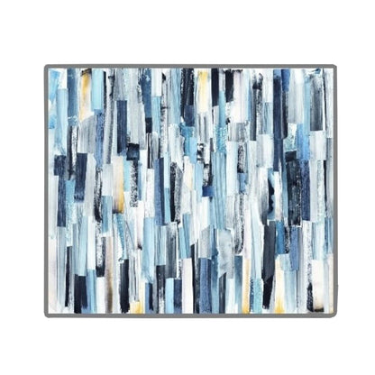 Cuadro en MDF tipo Marmol Blue Paint-In 90x120x5
