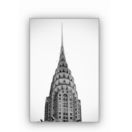 Cuadro en MDF tipo Marmol Empire State 70x50x5