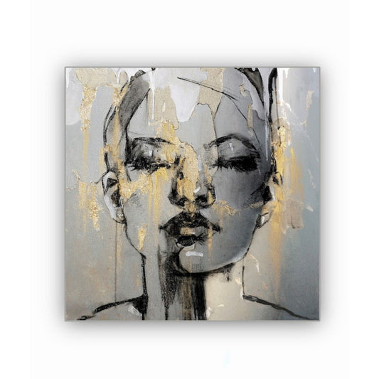 Cuadro en MDF tipo Marmol Murmelt 40x40x5