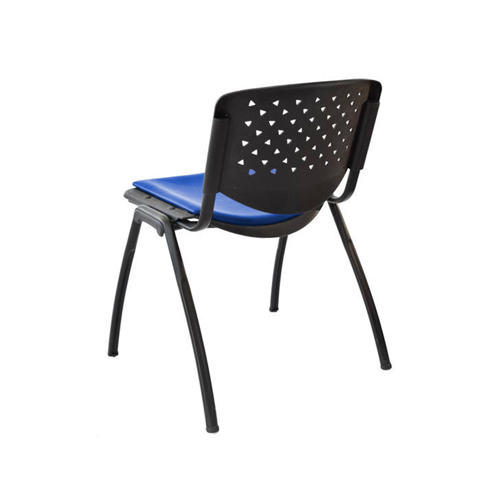 Silla Interlocutora Polon Tapizada  azul