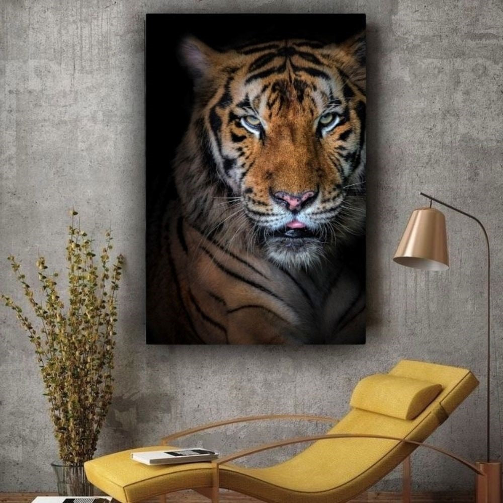 Cuadro en MDF tipo Marmol Cara Tigre Rafe 180x120x5