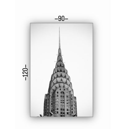 Cuadro en MDF tipo Marmol Empire State 120x90x5
