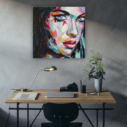 Cuadro en MDF tipo Marmol Dakora 40x40x5