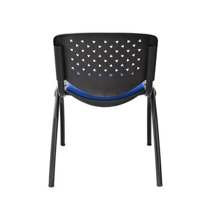Silla Interlocutora Polon Tapizada  azul