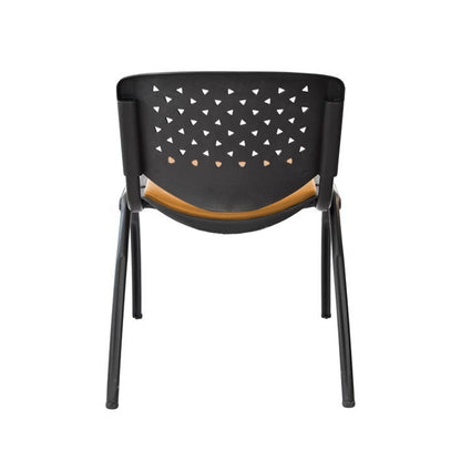Silla Interlocutora Polon Tapizada  naranja