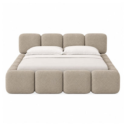 Cama Queen Tommy En Madera Pino 160x190 Camel