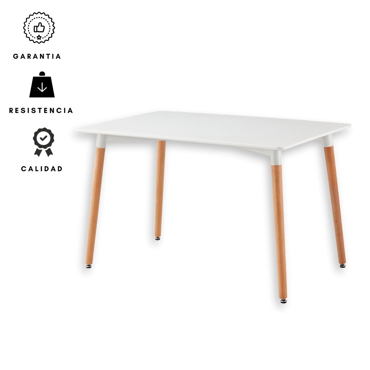 Mesa Eames Rectangular Blanca