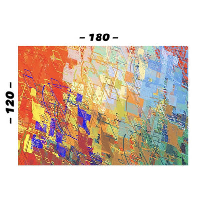 Cuadro en MDF tipo Marmol Abstract Line 120x180x5