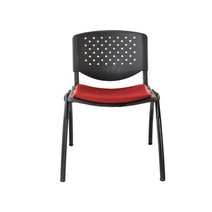 Silla Interlocutora Polon Tapizada  rojo