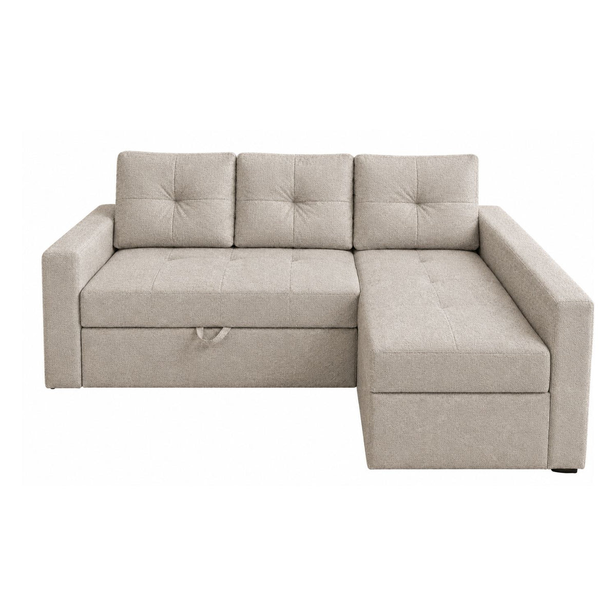Sofa cama en L Multifuncional Con Baul Gabel Marfil