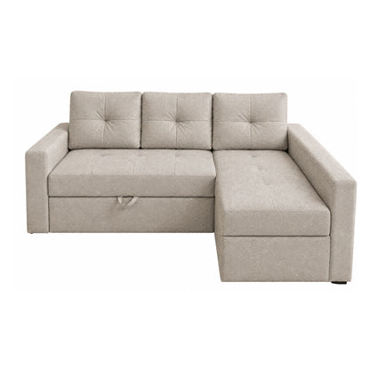 Sofa cama en L Multifuncional Con Baul Gabel Marfil