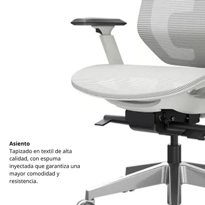 Silla De Oficina Tifany Presidente Gris