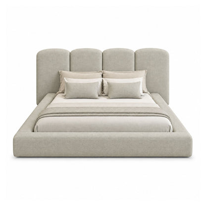 Cama Paleta Doble Nix En Madera Pino 140x190 Taupe
