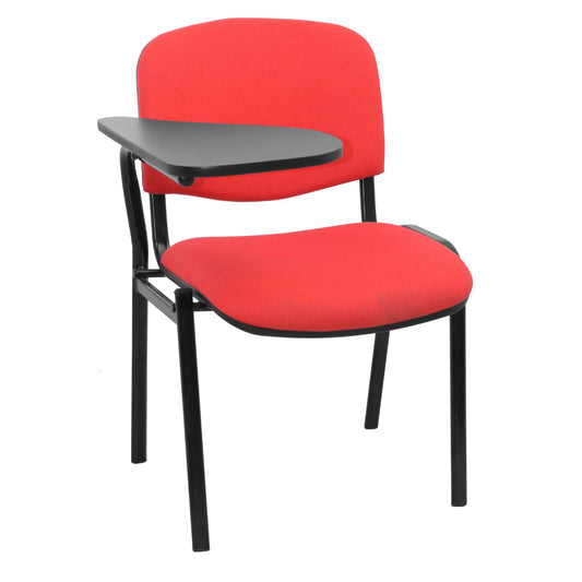 Silla Universitaria Isosceles Tapizada Brazo Fijo  rojo