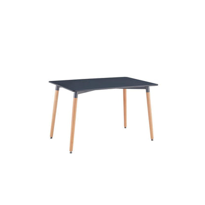 Mesa Eames Rectangular Negra 160X80X74