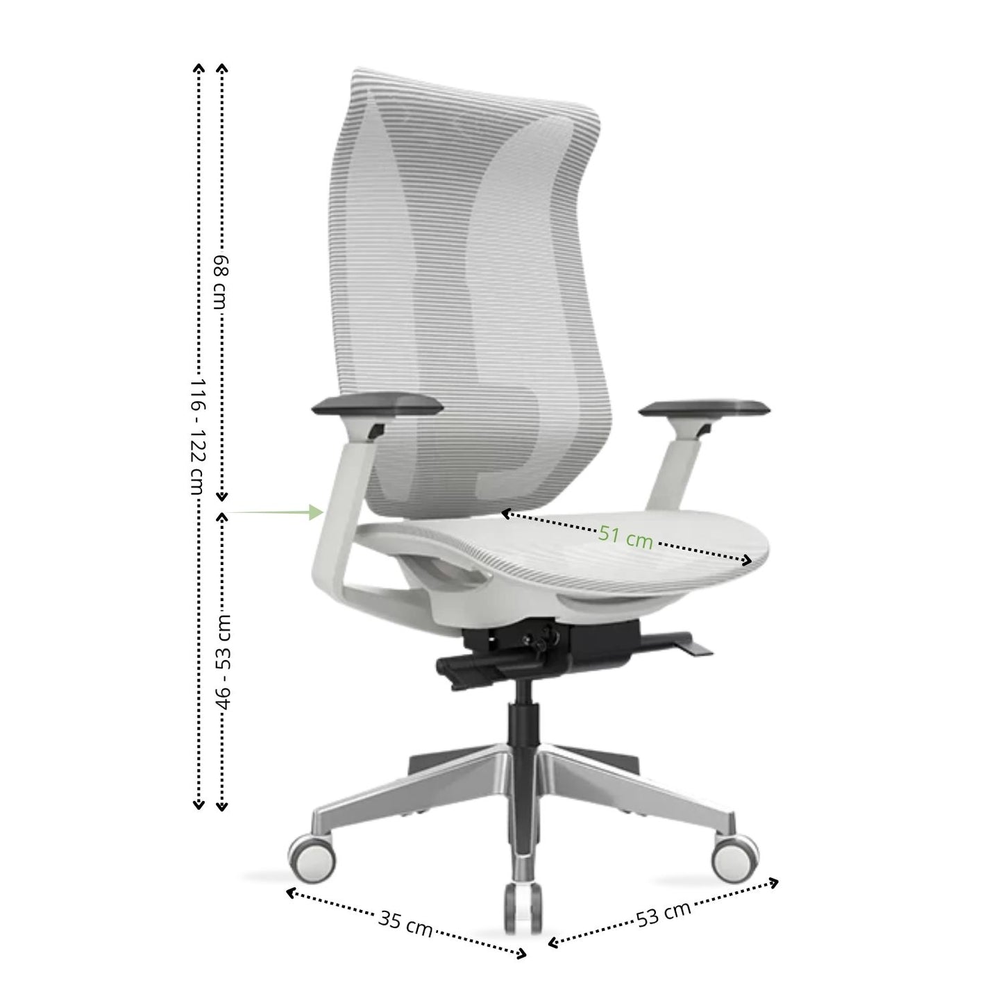 Silla De Oficina Tifany Presidente Gris