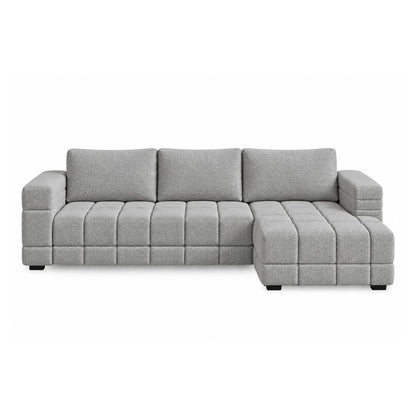 Sofa En L Modular En Madera Pino Faed Gris