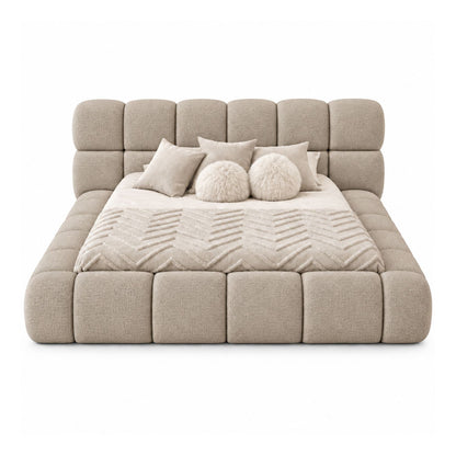Cama Nube Doble En Madera Pino 140x190 Beige