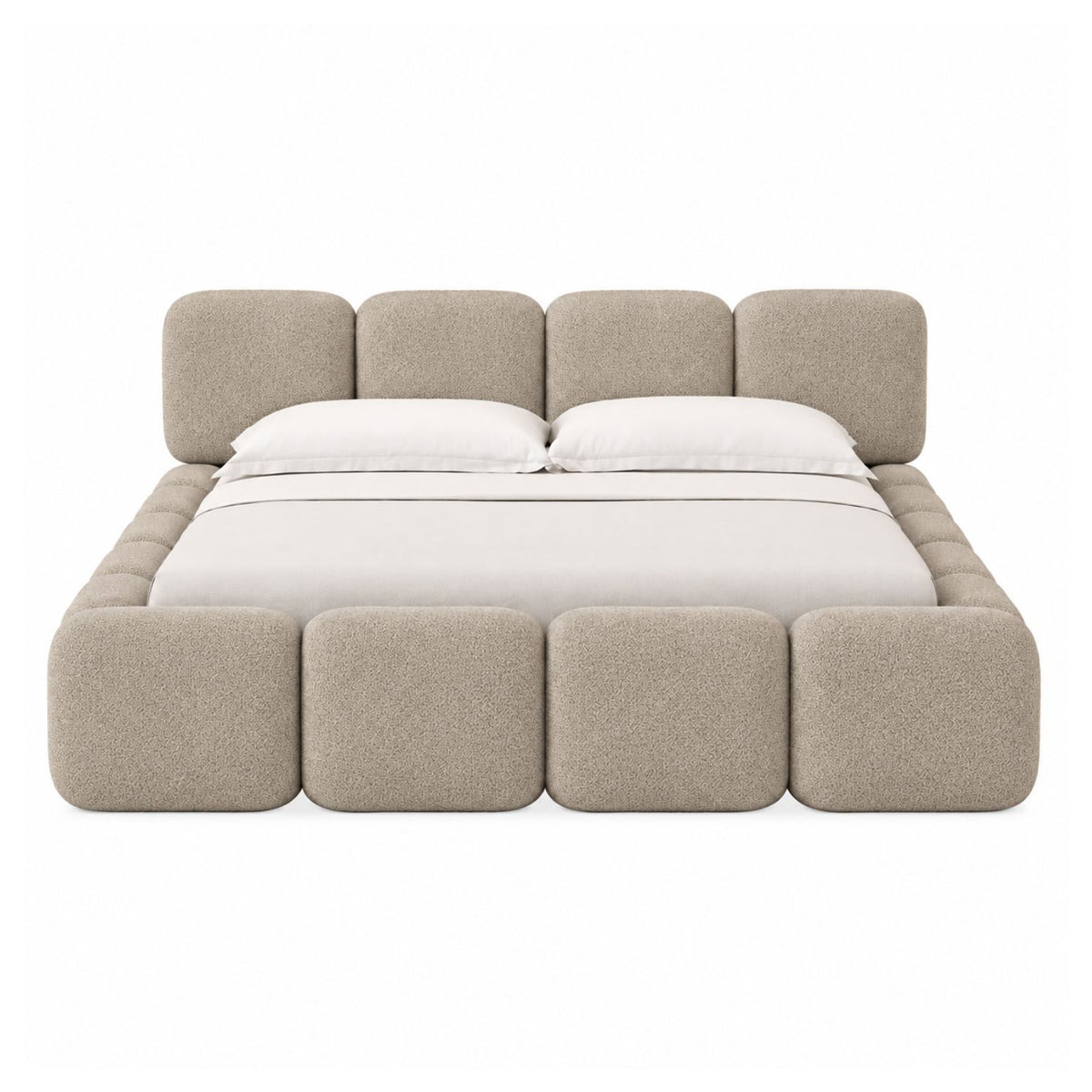 Cama Doble Tommy En Madera Pino 140x190 Camel